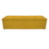 Calçadeira Munique 140 cm Casal Suede Amarelo AM Decor