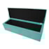 Calçadeira Munique 140 cm Casal Suede Azul Tiffany AM Decor