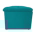 Calçadeira Munique 140 cm Casal Suede Azul Turquesa AM Decor