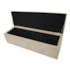 Calçadeira Munique 140 cm Casal Suede Bege AM Decor