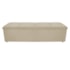 Calçadeira Munique 140 cm Casal Suede Bege AM Decor