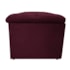 Calçadeira Munique 140 cm Casal Suede Bordô AM Decor
