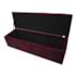 Calçadeira Munique 140 cm Casal Suede Bordô AM Decor