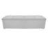 Calçadeira Munique 140 cm Casal Suede Branco AM Decor