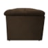 Calçadeira Munique 140 cm Casal Suede Marrom AM Decor
