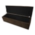 Calçadeira Munique 140 cm Casal Suede Marrom AM Decor