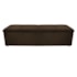 Calçadeira Munique 140 cm Casal Suede Marrom AM Decor