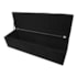 Calçadeira Munique 140 cm Casal Suede Preto AM Decor