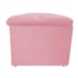 Calçadeira Munique 140 cm Casal Suede Rosa Bebê AM Decor