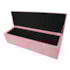 Calçadeira Munique 140 cm Casal Suede Rosa Bebê AM Decor