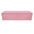 Calçadeira Munique 140 cm Casal Suede Rosa Bebê AM Decor