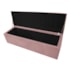 Calçadeira Munique 140 cm Casal Suede Rosê AM Decor