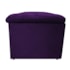 Calçadeira Munique 140 cm Casal Suede Roxo AM Decor