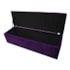 Calçadeira Munique 140 cm Casal Suede Roxo AM Decor