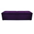 Calçadeira Munique 140 cm Casal Suede Roxo AM Decor