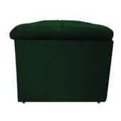 Calçadeira Munique 140 cm Casal Suede Verde AM Decor