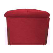 Calçadeira Munique 140 cm Casal Suede Vermelho AM Decor