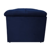 Calçadeira Munique 160 cm Queen Size Suede Azul Marinho AM Decor
