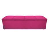 Calçadeira Munique 160 cm Queen Size Suede Pink AM Decor