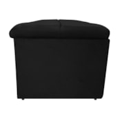 Calçadeira Munique 160 cm Queen Size Suede Preto AM Decor