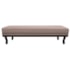 Calçadeira Queen Orlando P02 160 cm para cama Box Suede Rosê - Amarena Móveis