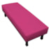 Calçadeira Solteiro Orlando P02 90 cm para cama Box Suede Pink - Amarena Móveis