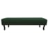 Calçadeira Solteiro Orlando P02 90 cm para cama Box Suede Verde - Amarena Móveis