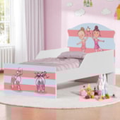 Cama Infantil 2 Bailarinas com Proteção Lateral 153cm x 79cm KMCB