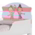 Cama Infantil 2 Bailarinas com Proteção Lateral 153cm x 79cm KMCB