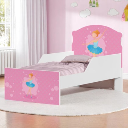 Cama Infantil Bailarina com Proteção Lateral 153cm x 79cm KMCB