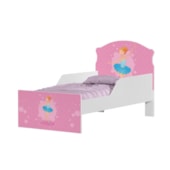 Cama Infantil Bailarina com Proteção Lateral 153cm x 79cm KMCB