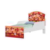 Cama Infantil Bombeiros com Proteção Lateral 153cm x 79cm KMCB