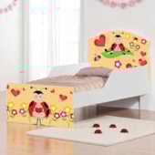 Cama Infantil Joaninha com Proteção Lateral 153cm x 79cm KMCB