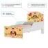 Cama Infantil Joaninha com Proteção Lateral 153cm x 79cm KMCB