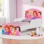 Cama Infantil Princesas com Proteção Lateral 153cm x 79cm KMCB