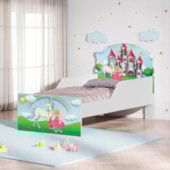 Cama Infantil Reino Encantado com Proteção Lateral 153cm x 79cm KMCB