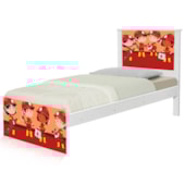 Cama Infantil Solteiro Bombeiros 195cm x 96cm KMTEB