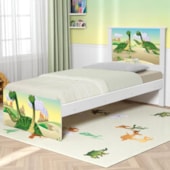 Cama Infantil Solteiro Dinossauros 195cm x 96cm KMTEB