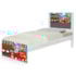 Cama Infantil Solteiro Quartel do Fogo 195cm x 96cm KMTEB