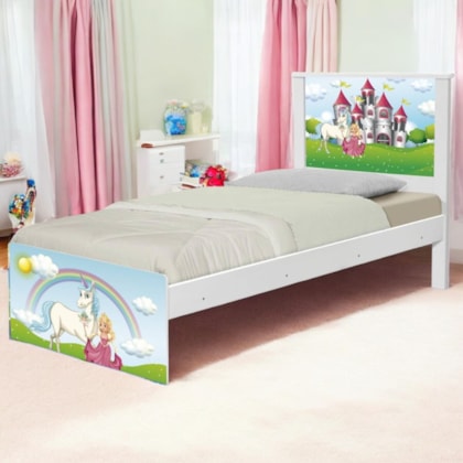 Cama Infantil Solteiro Reino Encantado 195cm x 96cm KMTEB