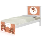 Cama Infantil Solteiro Ursinho 195cm x 96cm KMTEB