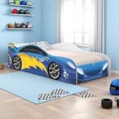 Cama Infantil Turbo Azul 158cm x 73cm KMCB