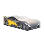 Cama Infantil Turbo Cinza 158cm x 73cm KMCB