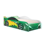 Cama Infantil Turbo Verde 158cm x 73cm KMCB