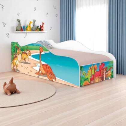 Cama Mobili Infantil Aventura Jurassica 158cm x 73cm KMCB