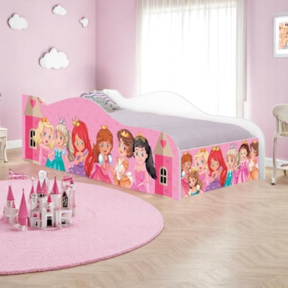 Cama Mobili Infantil Princesas 158cm x 73cm KMCB