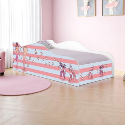 Cama Mobili Solteiro 2 Bailarinas 197cm x 92cm KMCB