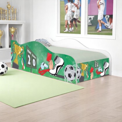 Cama Mobili Solteiro Gol de Ouro 197cm x 92cm KMCB