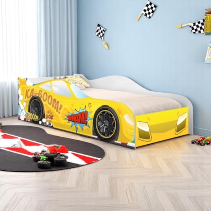 Cama Nitro Infantil Amarelo 158cm x 73cm KMCB
