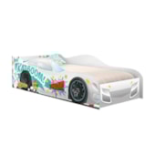 Cama Nitro Infantil Branco 158cm x 73cm KMCB